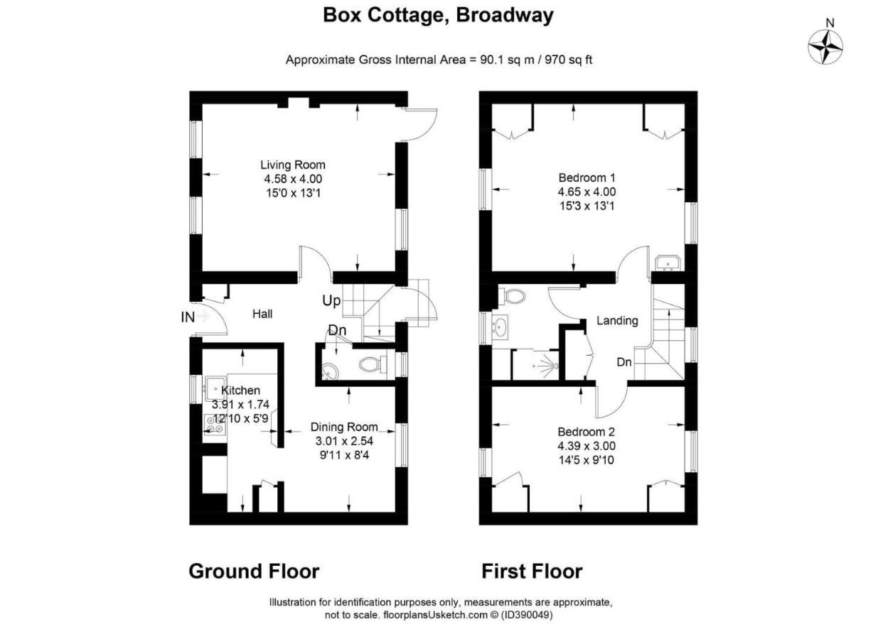 Box Cottage Broadway  Buitenkant foto